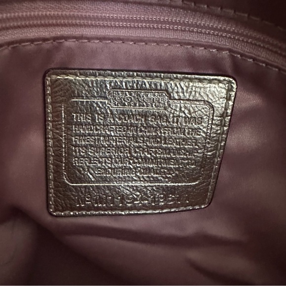 Coach Plaid Pastel Signature Tote with Gold Handles - Picture 5 of 8